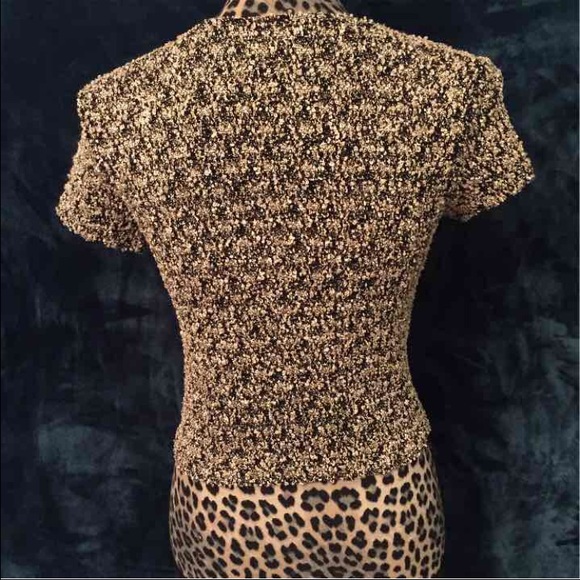 Short sleeve button sweater - Picture 3 of 4