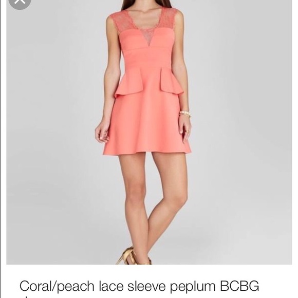Gorgeous, gorgeous peach BCBGMAXARIA