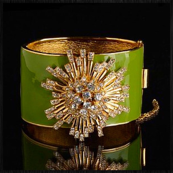 J. Crew Crystal Spangle Cuff Bracelet