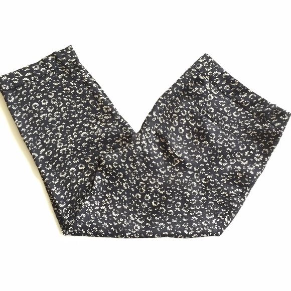 LOFT Printed Cropped Pants