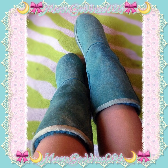 FINALSALE๐Teal/Aqua Ugg Classic Boot๐5 Women DIY - Picture 2 of 4