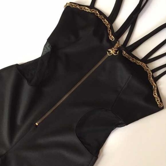 Topshop Pants - 💕HP💕NWT Topshop Zipper+Mesh Romper