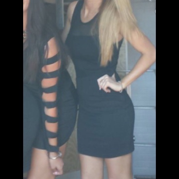 Forever 21 black bodycon dress - Picture 2 of 2