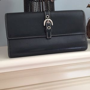 Authentic coach large wallet