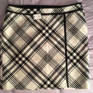 White House Black Market plaid skirt