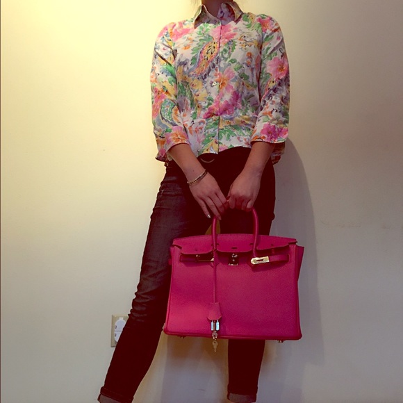 Ralph and Lauren floral shirt