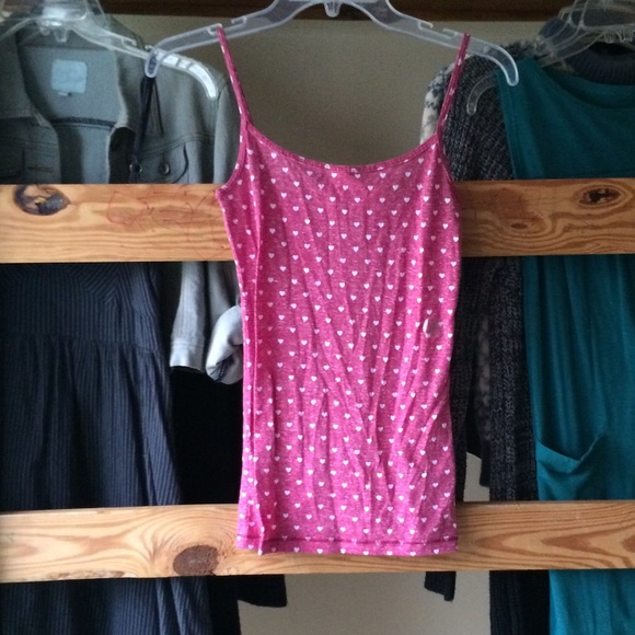 2 Tanks Aeropostale Pink Cami and Green Tank
