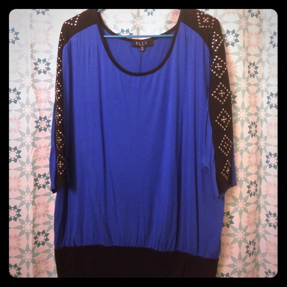 B.L.E.U. Woman 1X shirt