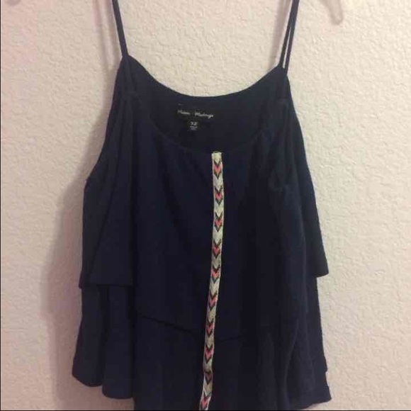 Layered ruffle top