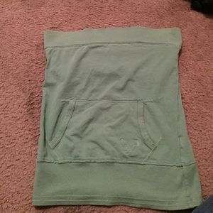 Green tube top