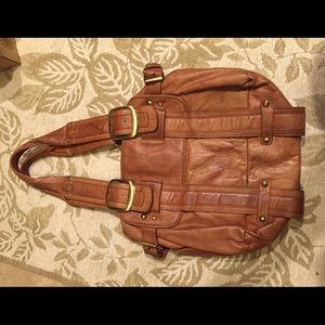 Sabina New York leather satchel