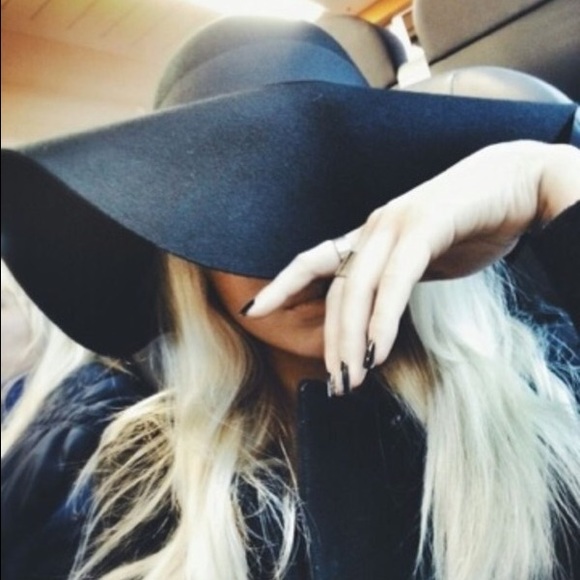 $80 TOPSHOP Floppy Wool Fedora Hat