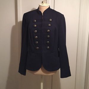 /Navy military style jacket with flair!