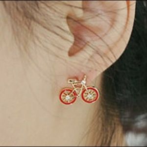 Bicycle earrings