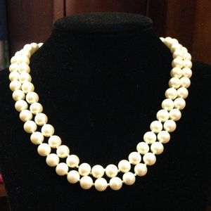 ⚡️SALE⚡️Double Strand Pearl Necklace