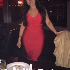 Red dress on sale