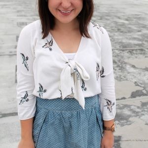 Anthropologie Swoop & Glide Pullover