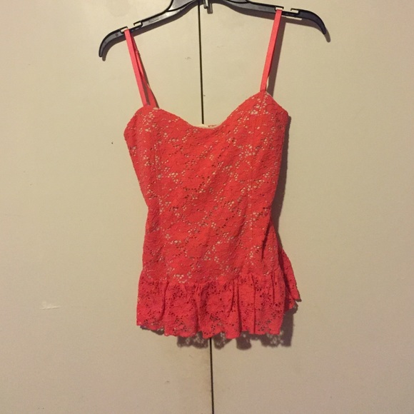 Cute Flower spaghetti strap shirt