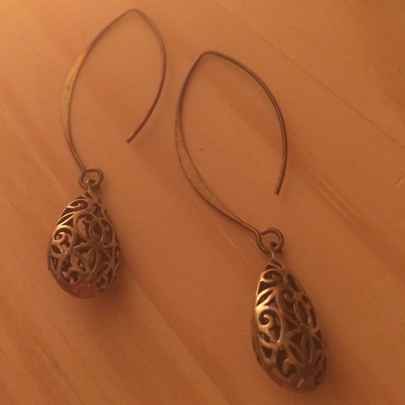 Silver earrings