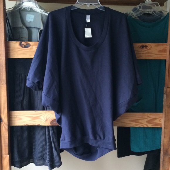 American Apparel Navy Blue Circular Tunic