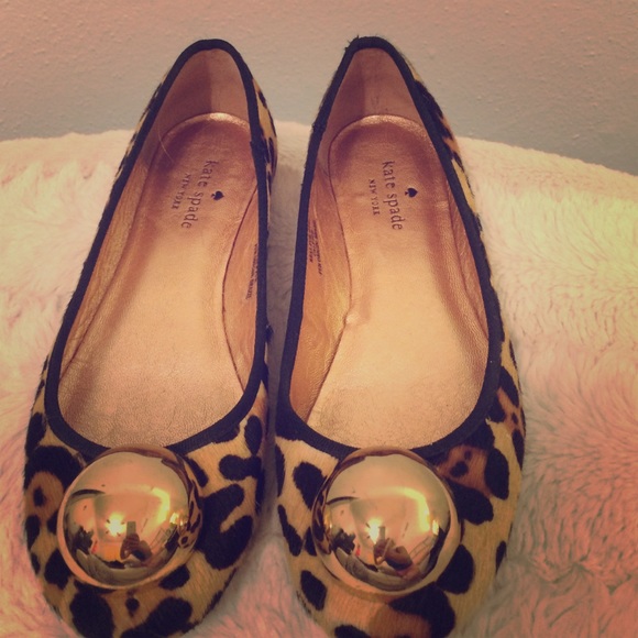 Cheetah print ballet flats