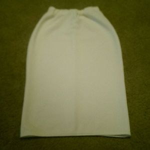 Missguided ribbed midi pencil skirt