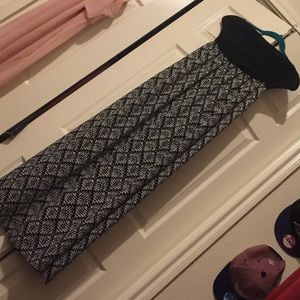 Long strapless dress