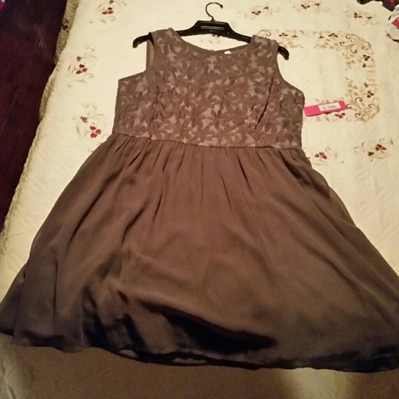 Gray Xhilaration Party Dress NWT