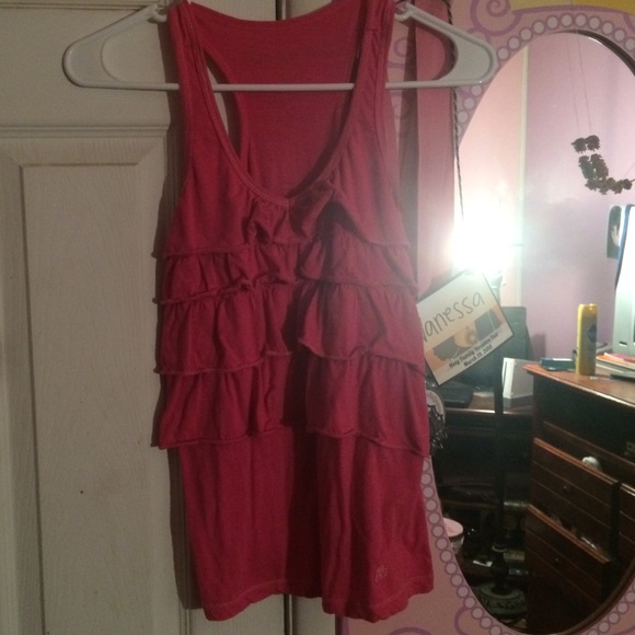 pink Aeropostale cross back tank