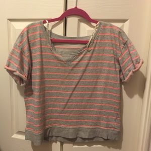 Short sleeve sweatshirt