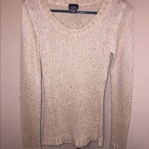 Gold sparkle sweater