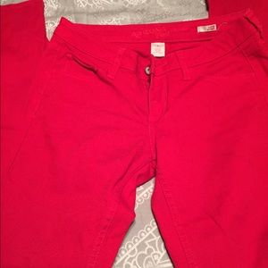 Red arizona jeans