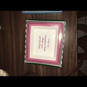 Dessert Plate/ Ashtray/ With Coco Chanel quote