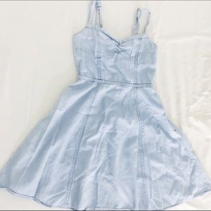 Light Blue Overall Dress!