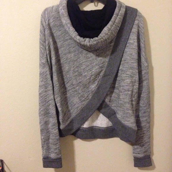 rag & bone Tops - Rag & Bone Jean Murphy Cross-Over Back Hoodie S