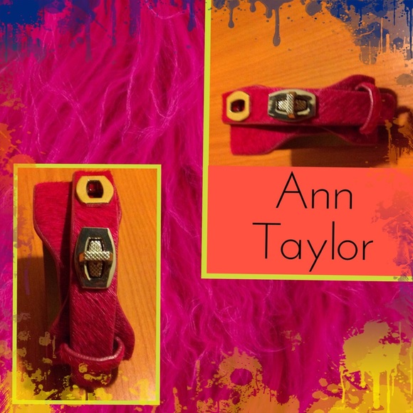 🆕Ann Taylor Calf Hair Bracelet & Ring Set - Picture 2 of 3