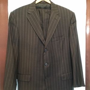 Corneliani men's 2 piece pinstriped pant suit