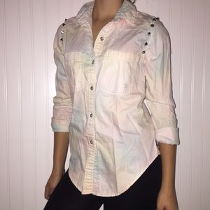 Kendall and Kylie button up