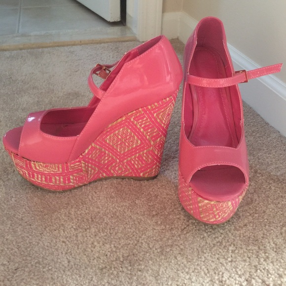 🌸Pink wedges🌸