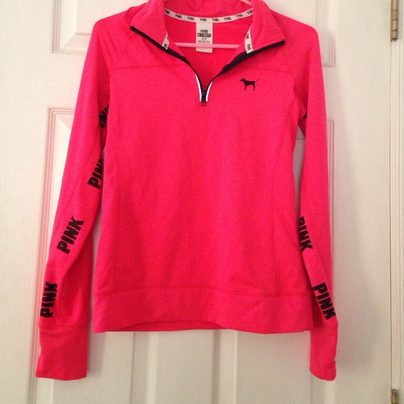 VS Pink Half-Zip Pullover