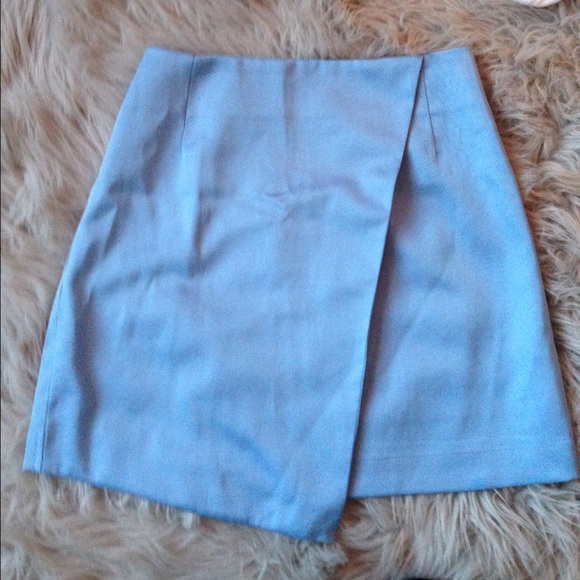 Light blue skirt