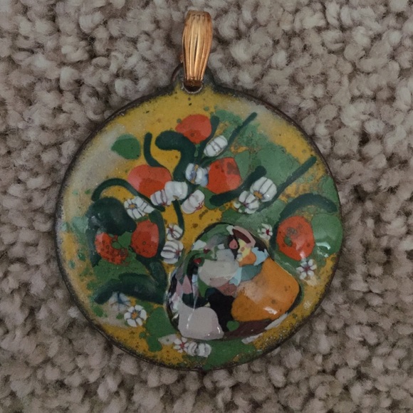 Hand painted Acrylic Pendant