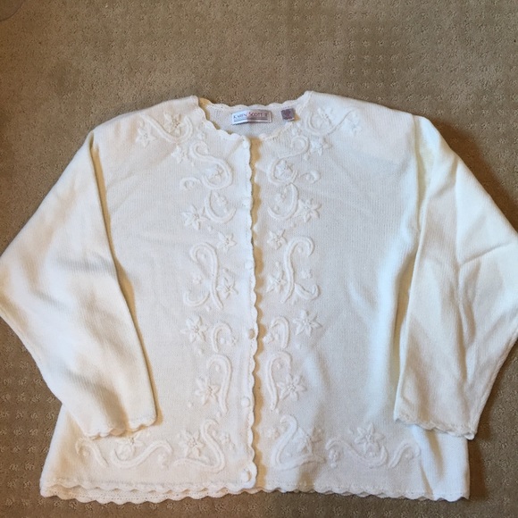 Cream sweater