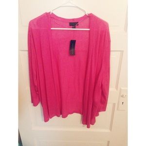 Pink cardigan