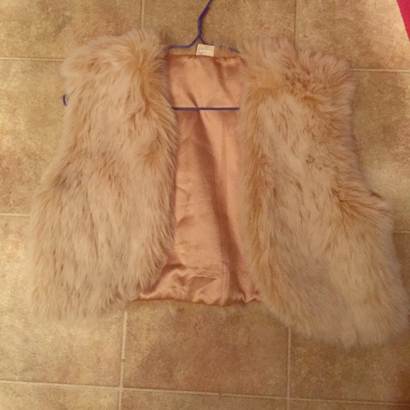 Faux fur vest