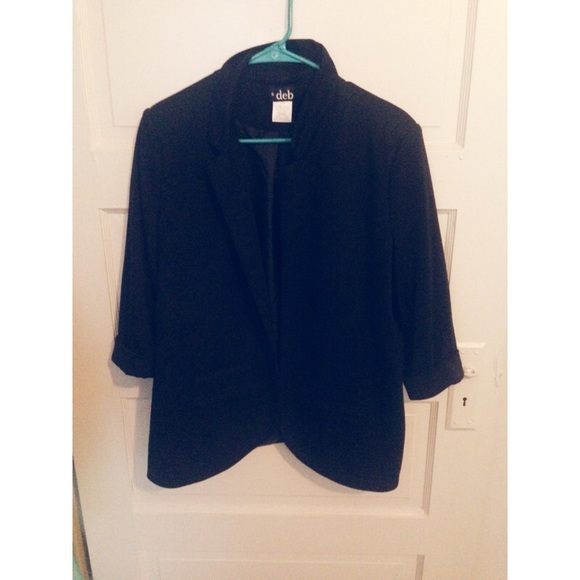 Black blazer from Deb