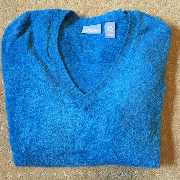 Soft blue sweater