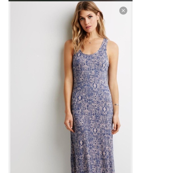 Forever 21 Tribal Print Maxi Dress