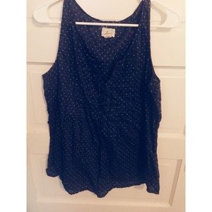 Levi's polka dot blouse