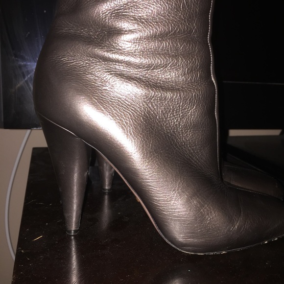 Authentic Prada Ankle Leather Boots US 7.0 - Picture 4 of 4